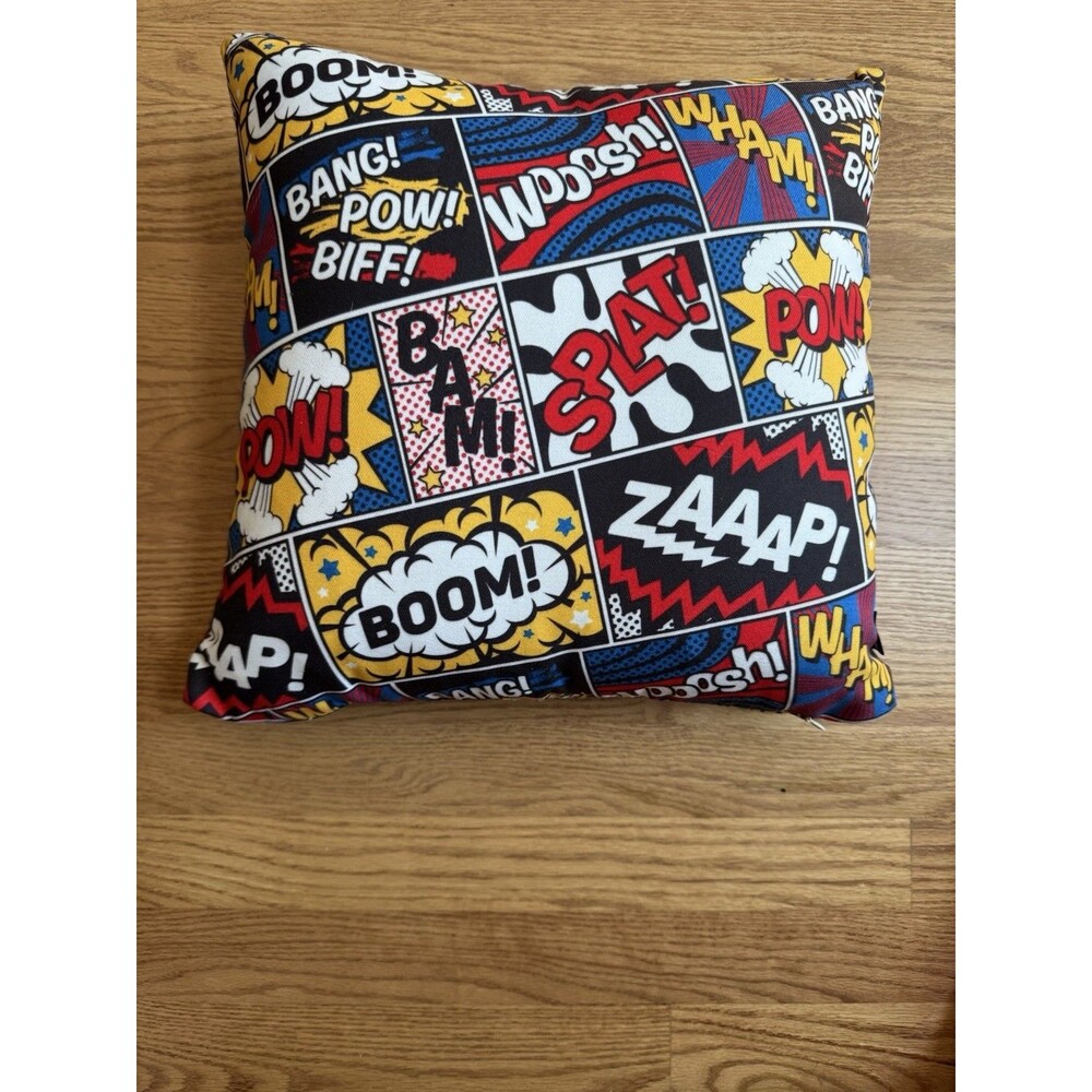 Society6 Batman‎ Pillow 16 Inches Square with Insert, Washable Superhero Decor